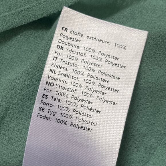 Samsoe Samsoe Judith Top - Cami - Peplum Blouse - Mint Green - Size M - Picture 7 of 7